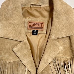 Vintage Esprit Suede Fringed Jacket